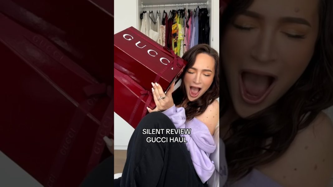 ASMR Unboxing Luxury Gucci Haul